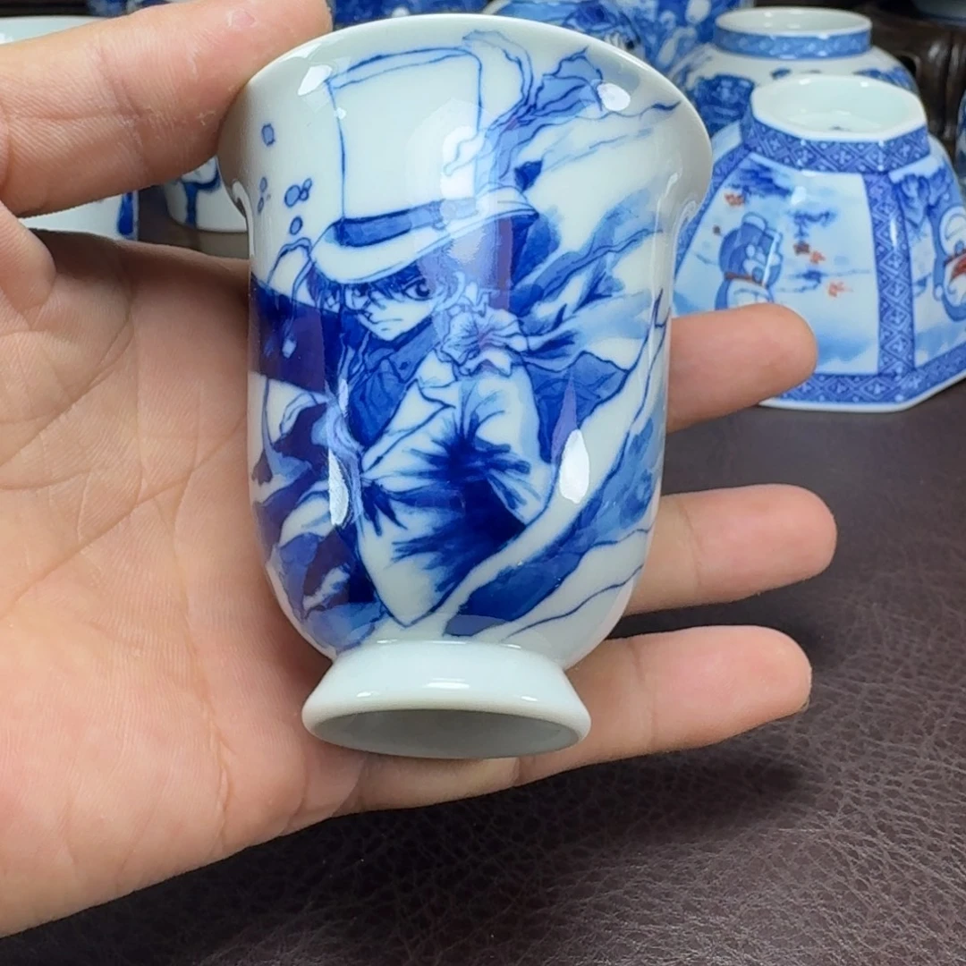 .***海瓷片当代景德镇陶瓷手绘茶具