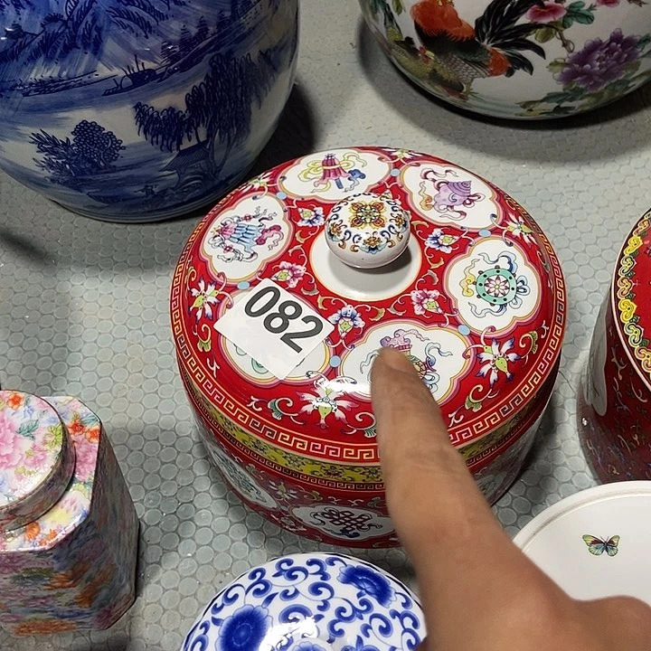 瓷片景德镇陶瓷罐082