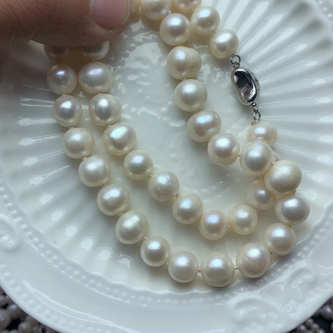淡水珍珠9-10未镶嵌d14项链