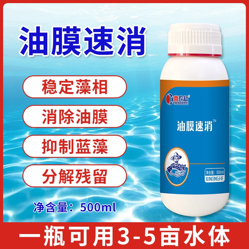 喜农和【油膜速消】调水改良水质水产必备油膜速消稳定藻相