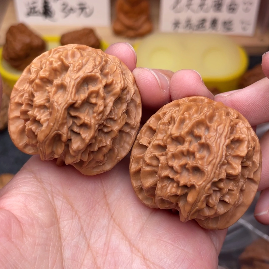 文玩核桃把件苹果40