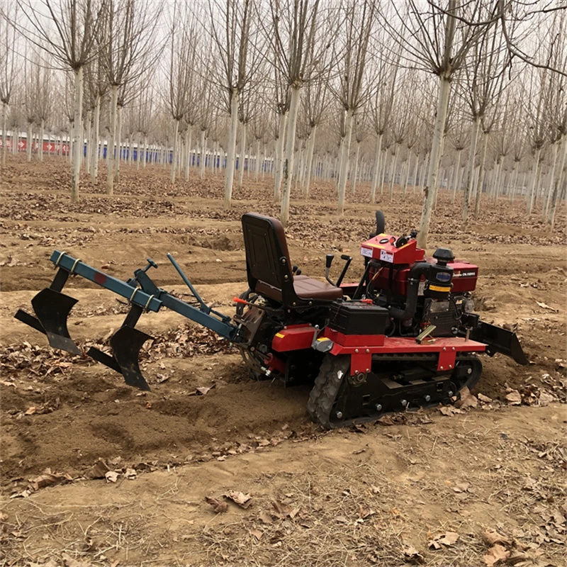 多功能履带式旋耕机 乘坐式微耕机 水旱两用农用耕地犁地机打田机