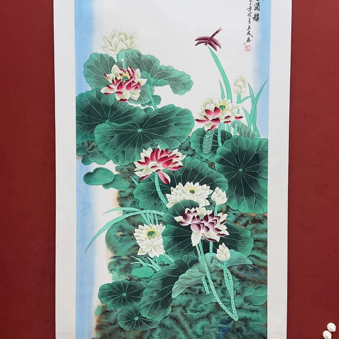 国画国画作品欣赏 140*70