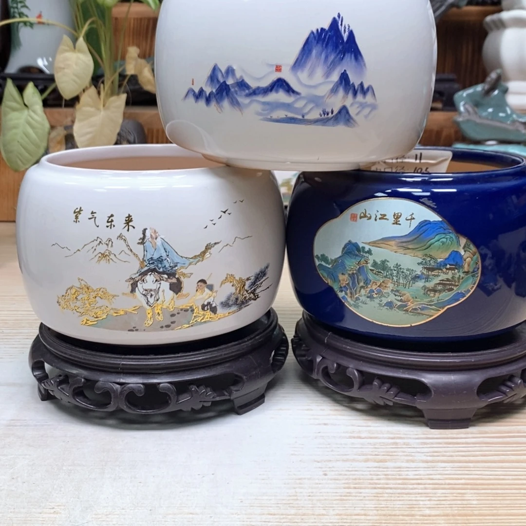 花盆紫砂陶瓷艺术花盆陶瓷
