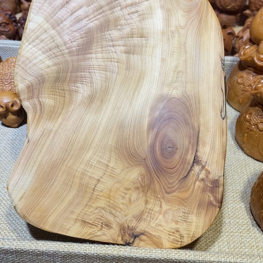 木陈****音崖柏手把件，板板