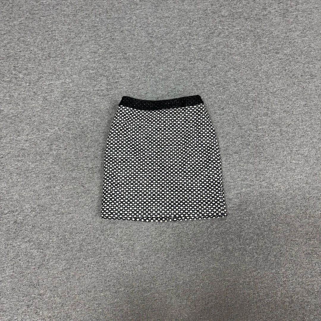 99新 AMIPARIS maxmara 黑白 小香风 半身裙 36码