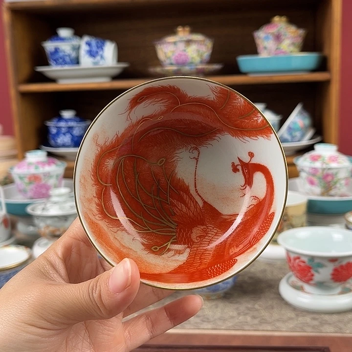 微瑕单杯景德镇陶瓷