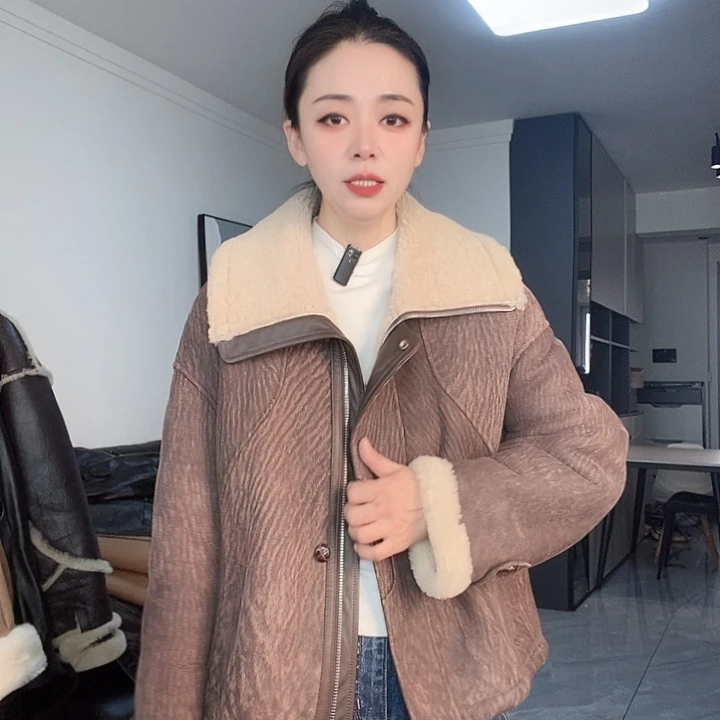 绵羊皮皮毛一体土耳其M125，XL140斤拍下备注尺码