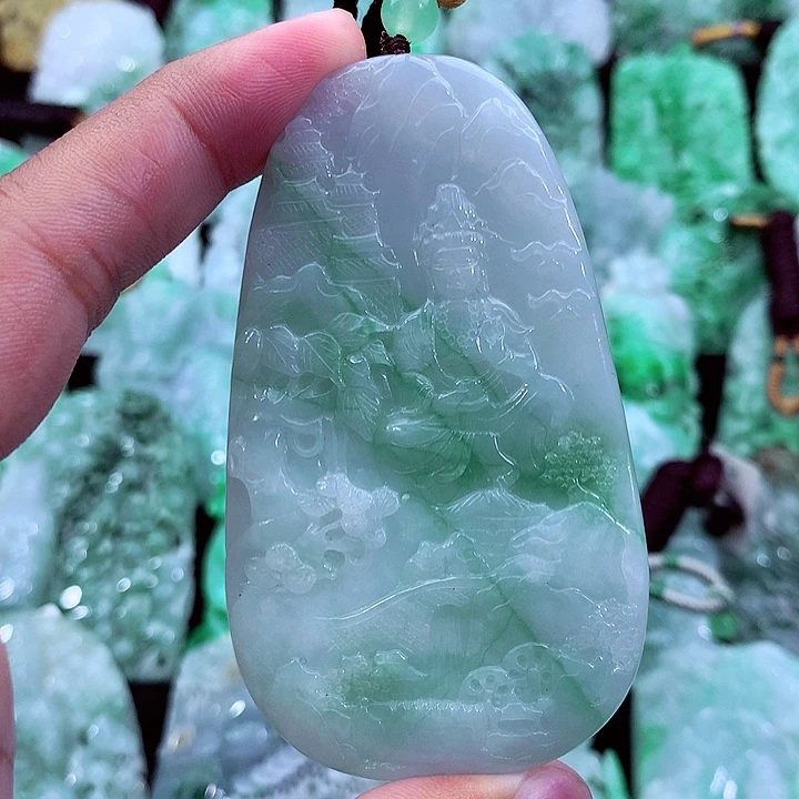 吊坠(不含链)未镶嵌翡翠