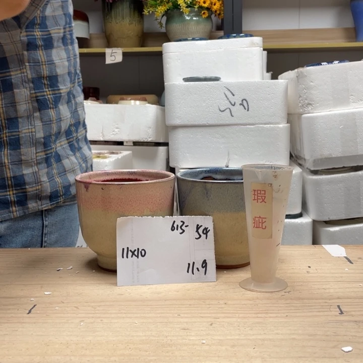 紫砂花盆多肉花盆微瑕54