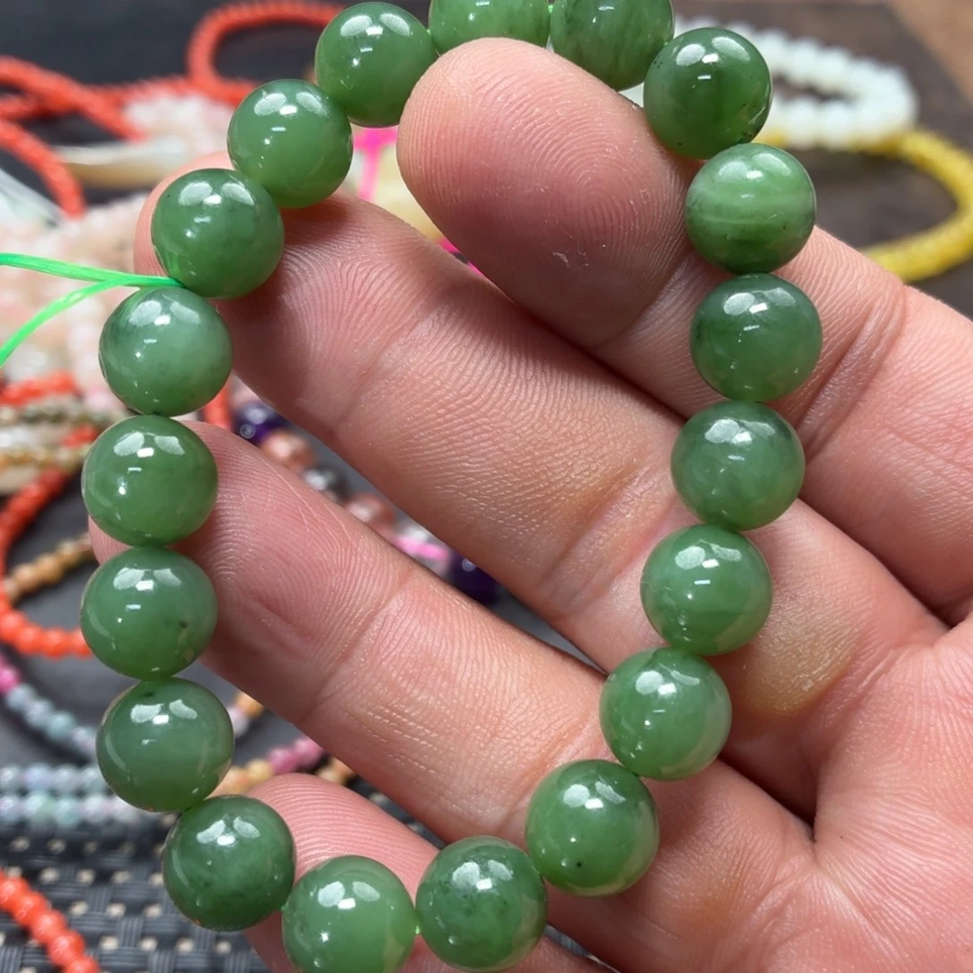 和田玉未镶嵌手链