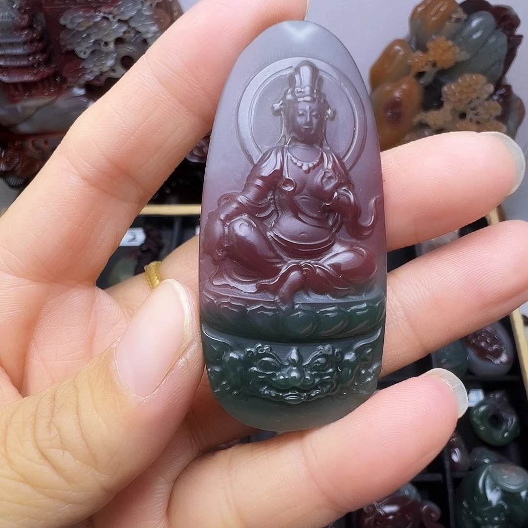 铁合金秦紫玉挂件