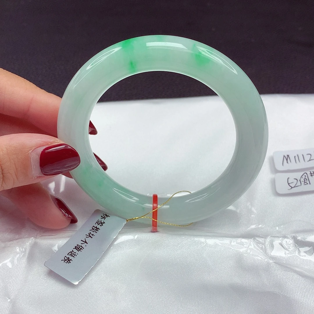 翡翠未镶嵌手镯52圈217