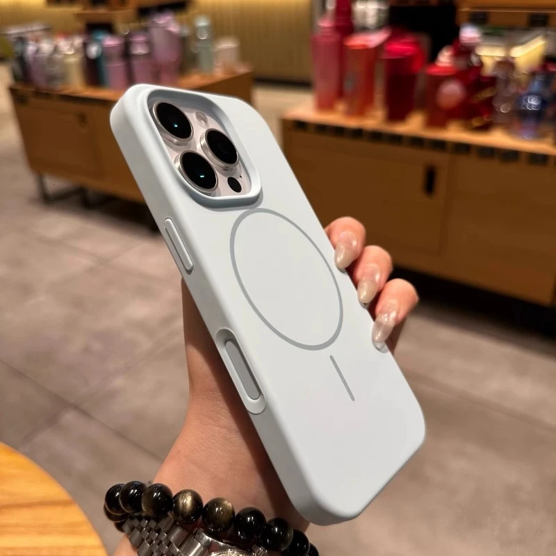 飞虎胜【相机按键一体全包】适用苹果16promax磁吸手机壳液态硅胶15