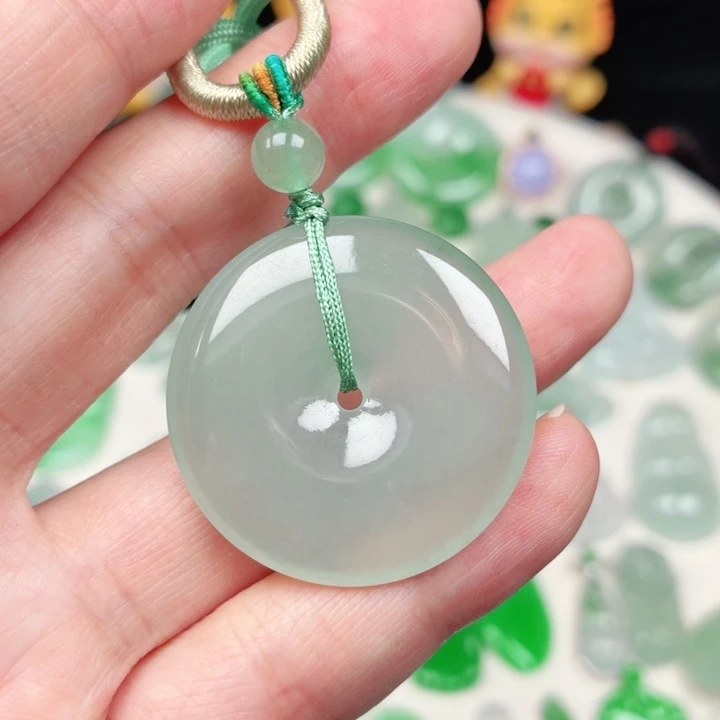 颈饰未镶嵌翡翠缅甸天然A货翡翠