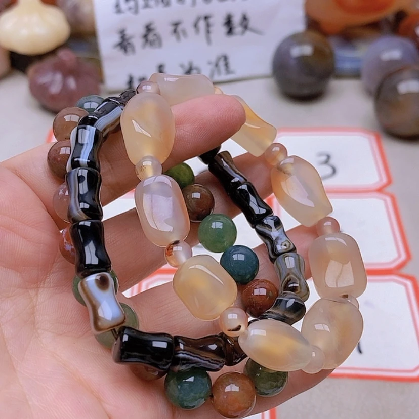 【闪购商品】未镶嵌玛瑙/玉髓珠宝半成品曹*