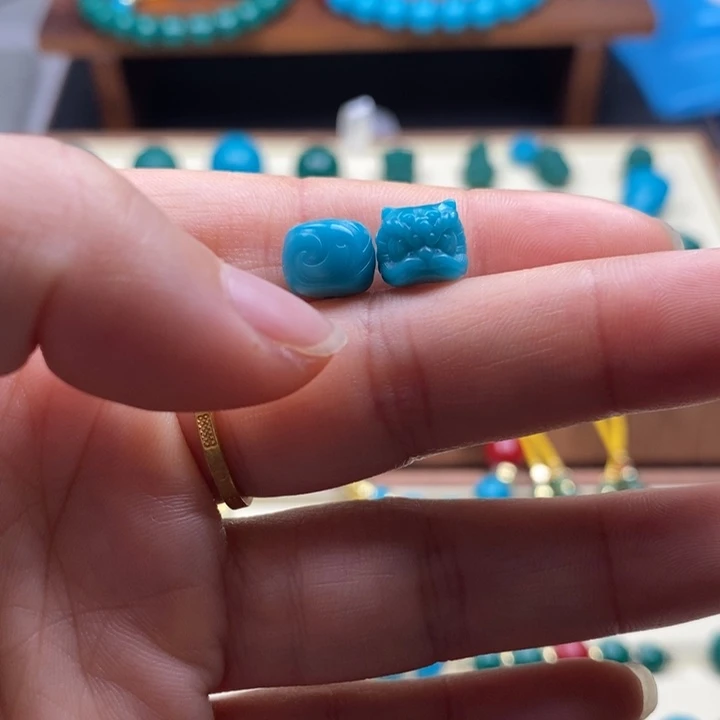 晓***狮琉璃手工艺品平替配饰