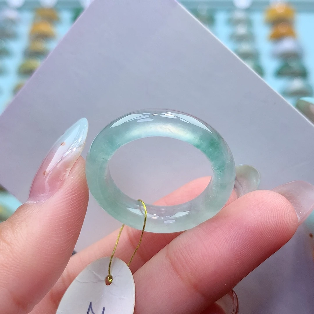 未镶嵌戒指翡翠21圈