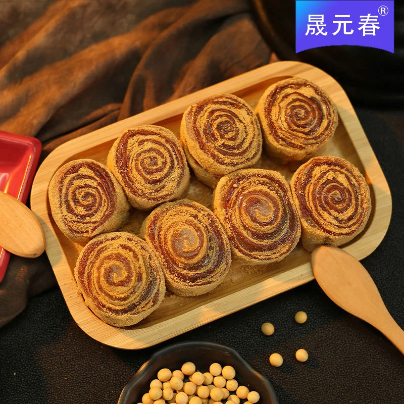 驴打滚儿糯叽叽小吃软糯香甜450克/盒老少皆宜豆面卷传统糕点