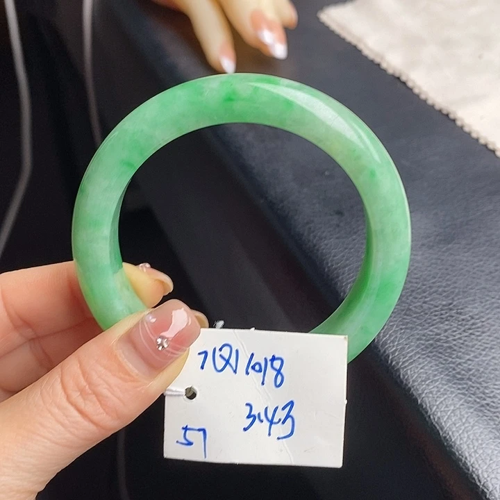 未镶嵌手镯翡翠57正圈58