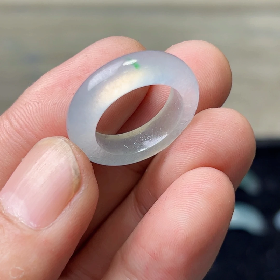 定制翡翠未镶嵌圈口14-15号