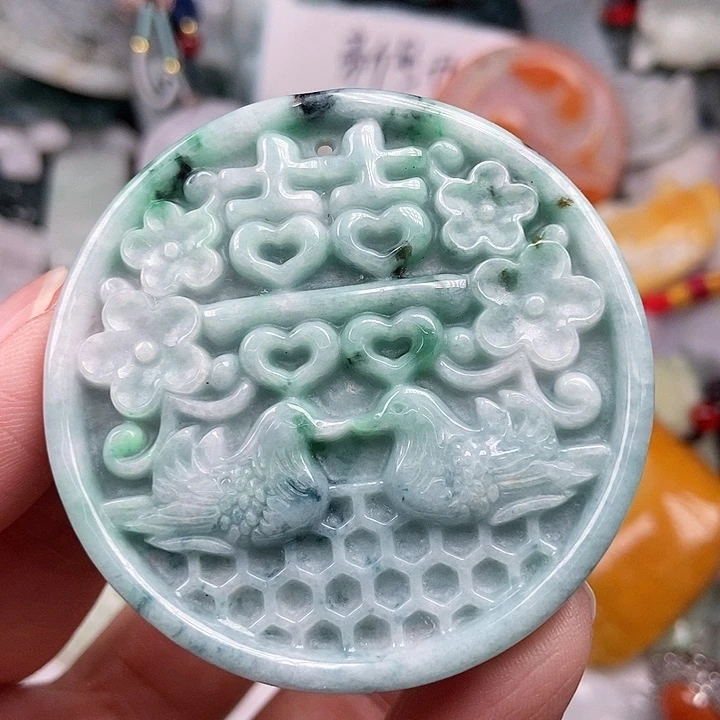 未镶嵌挂件翡翠翡翠