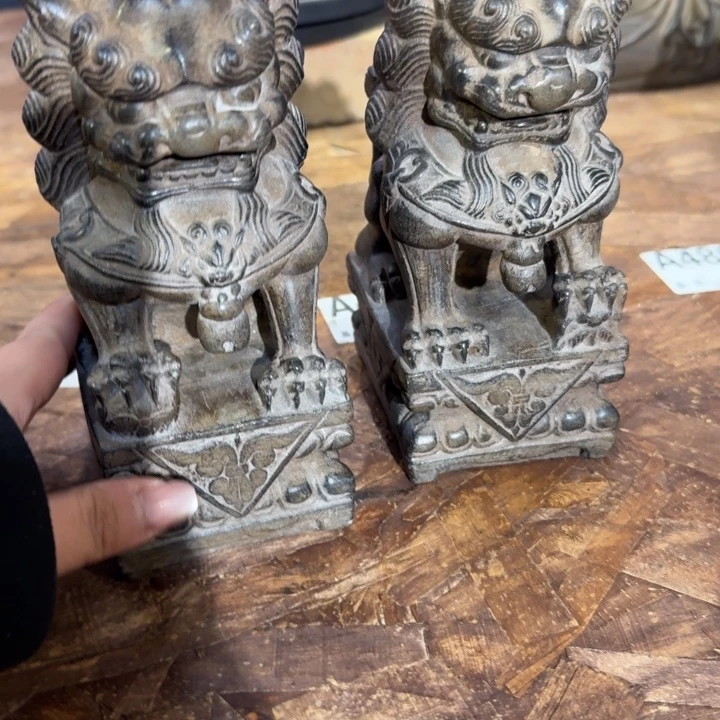 静***灵石材高端复古摆件