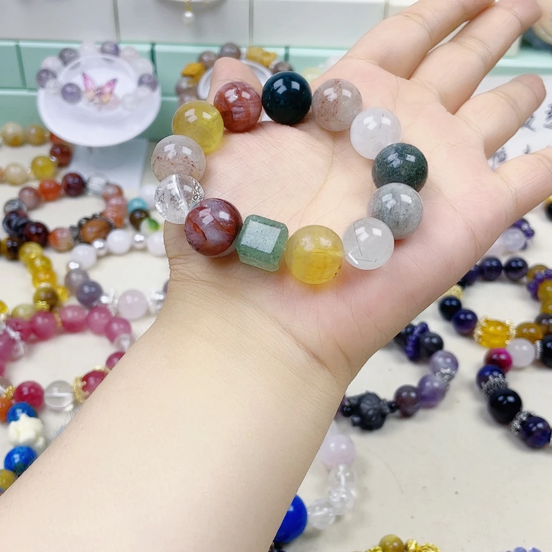 水晶手链银S925镶嵌