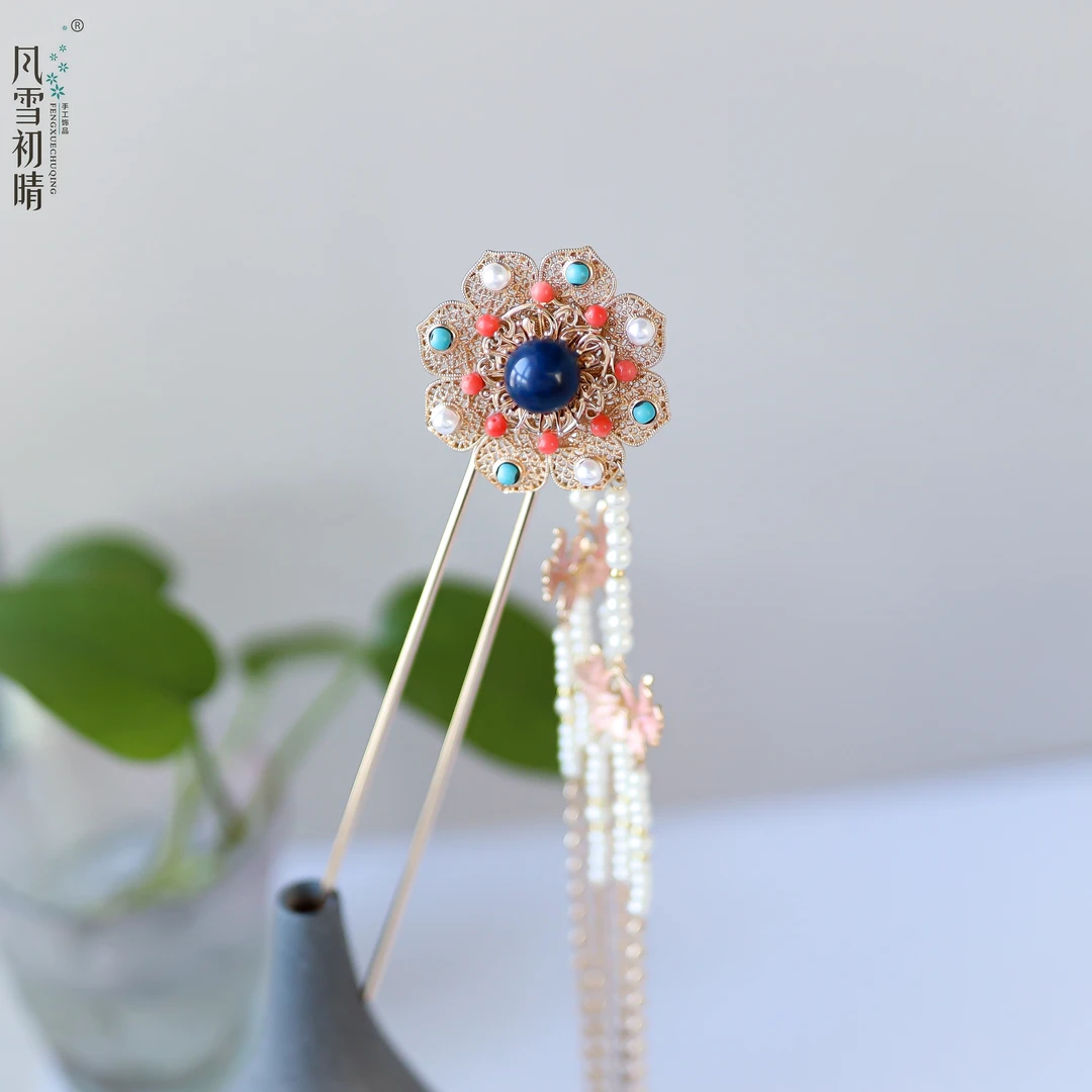 风雪初晴千里发簪发簪33号发梳16号发钗85号发钗57号汉服发饰古风