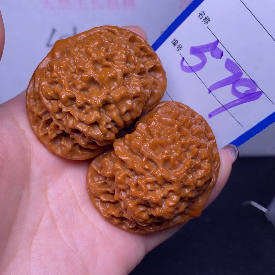 文玩核桃把件579/49官帽