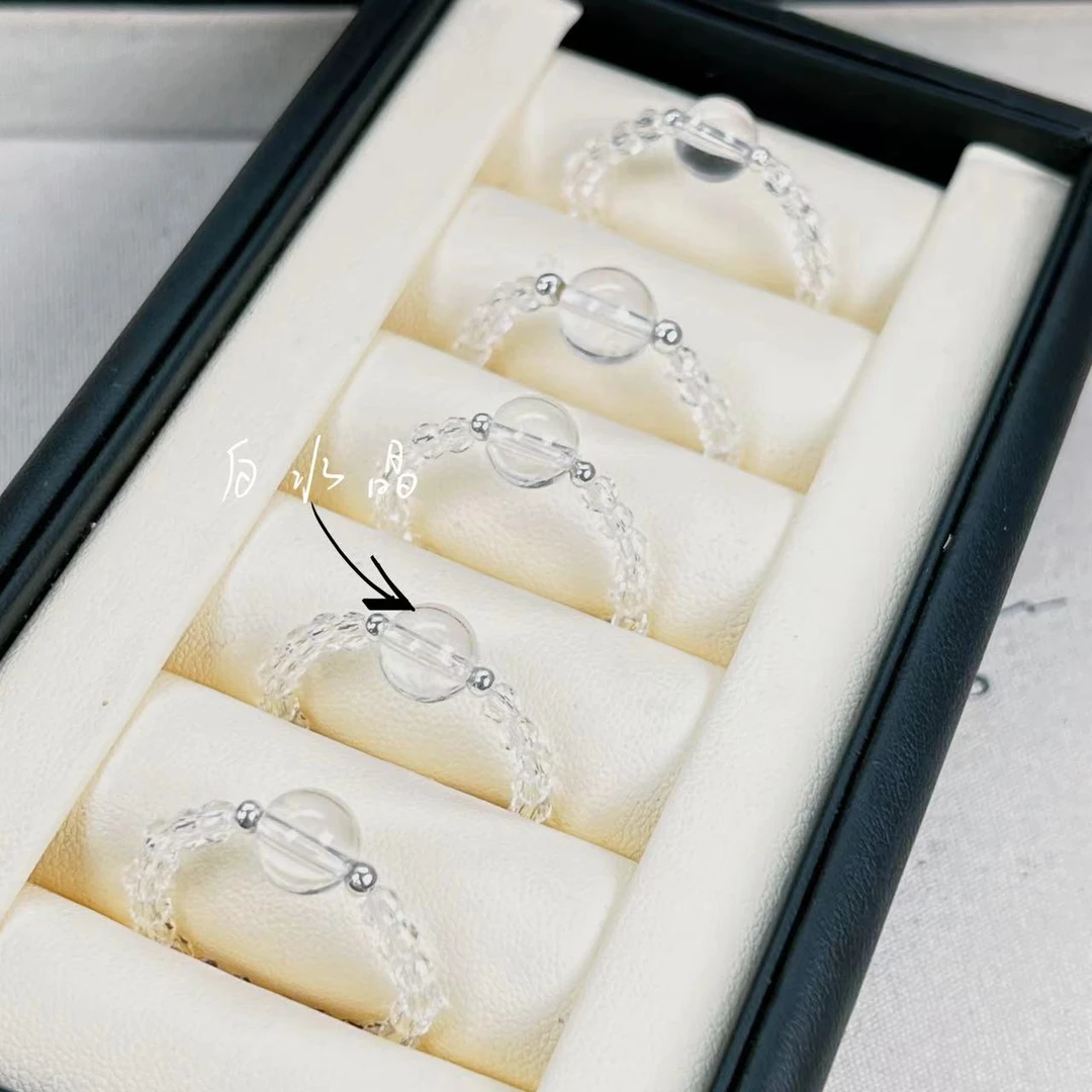 【十六珠宝】白水晶戒指设计款FA193多样性发一