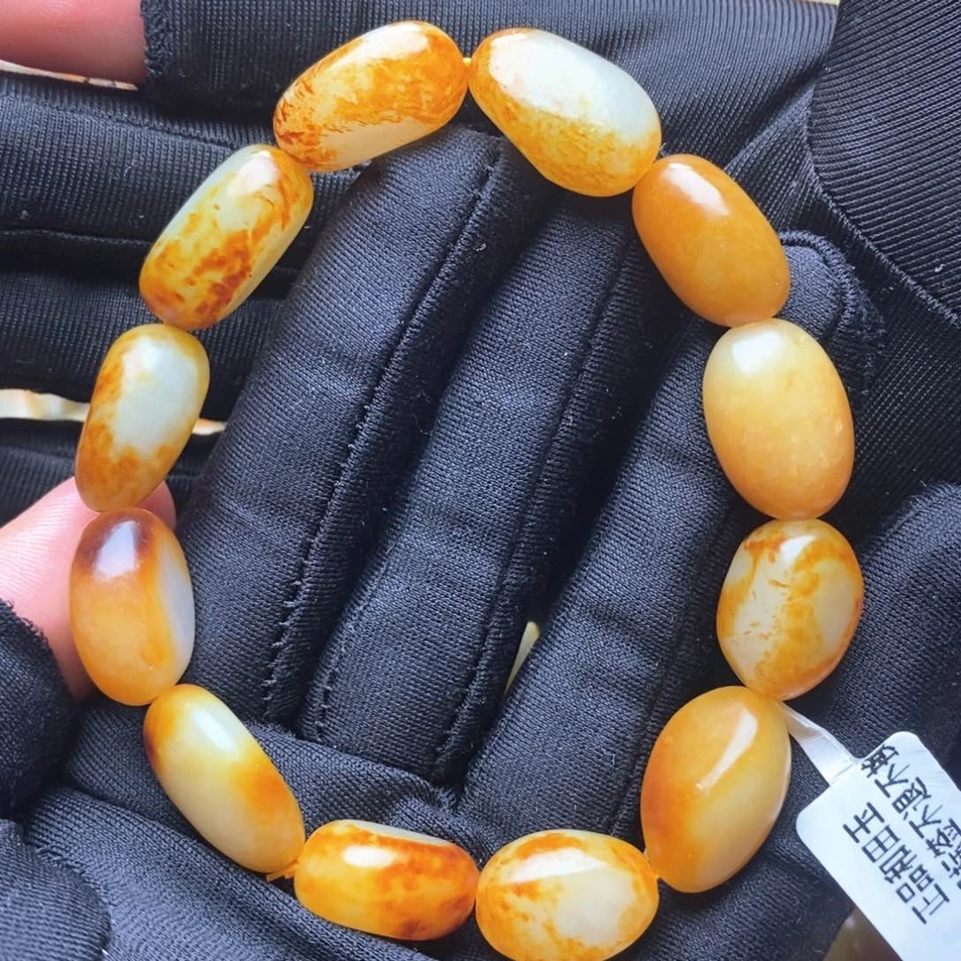 用***5手链未镶嵌和田玉