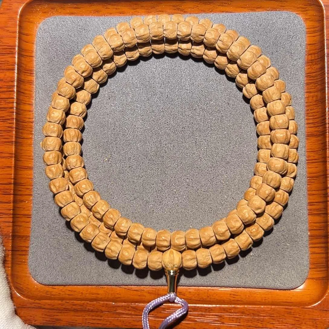 柏香籽/百香籽手串油皮直切多棱顺7+