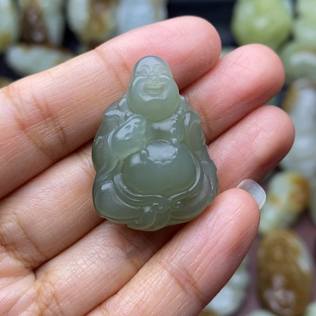 项链未镶嵌和田玉（糖玉）