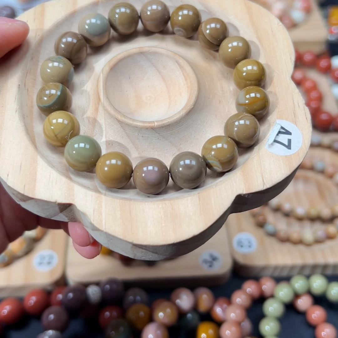 篼***A石英质玉未镶嵌手链103