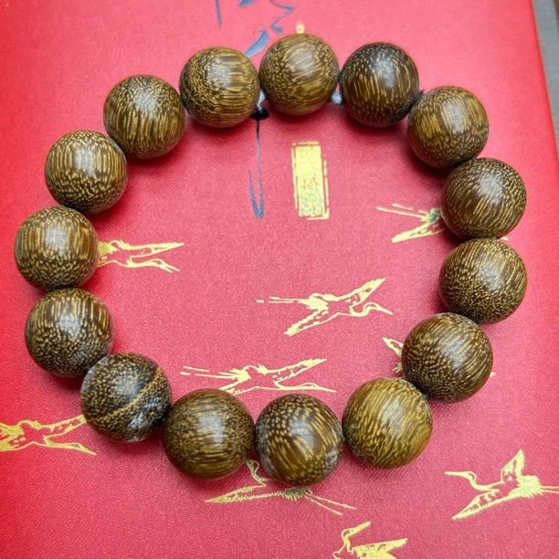 越南沉香木串单圈手串1号1.5mm