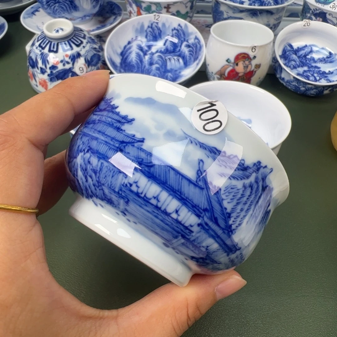 景德镇纯手工纯手绘茶具木木10 0
