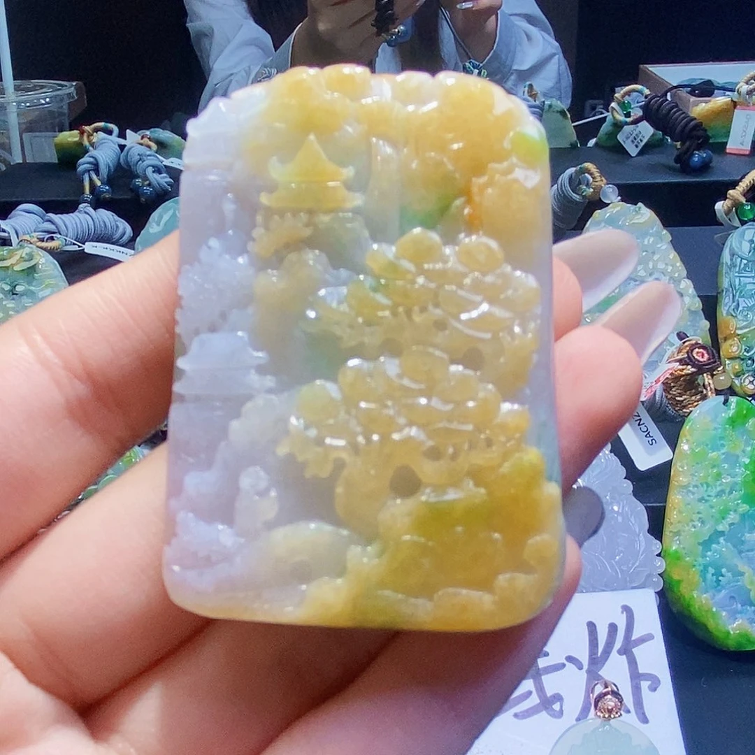 颈饰未镶嵌翡翠翡翠