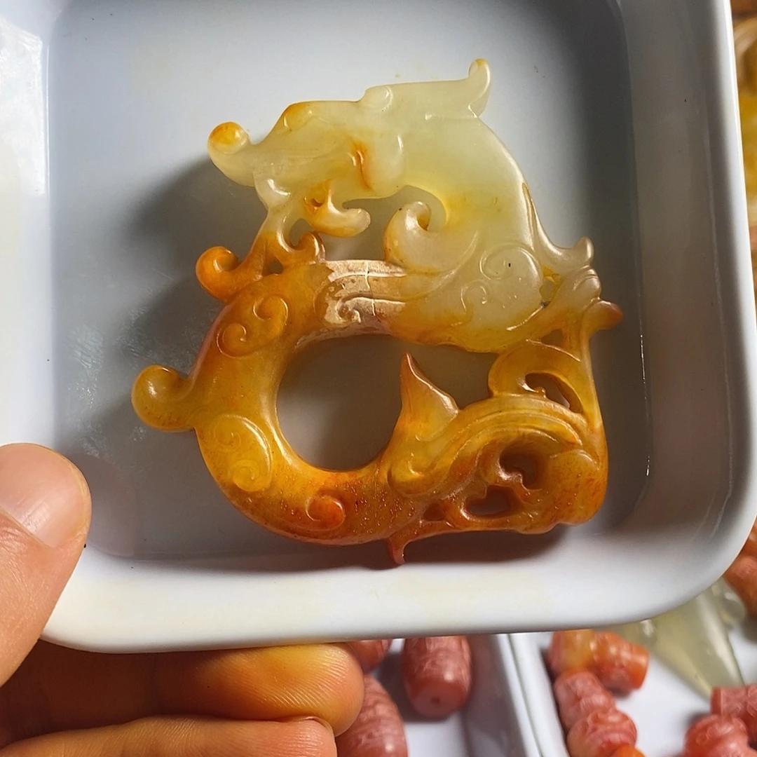 岫岩老玉（透闪石质玉）未镶嵌挂件