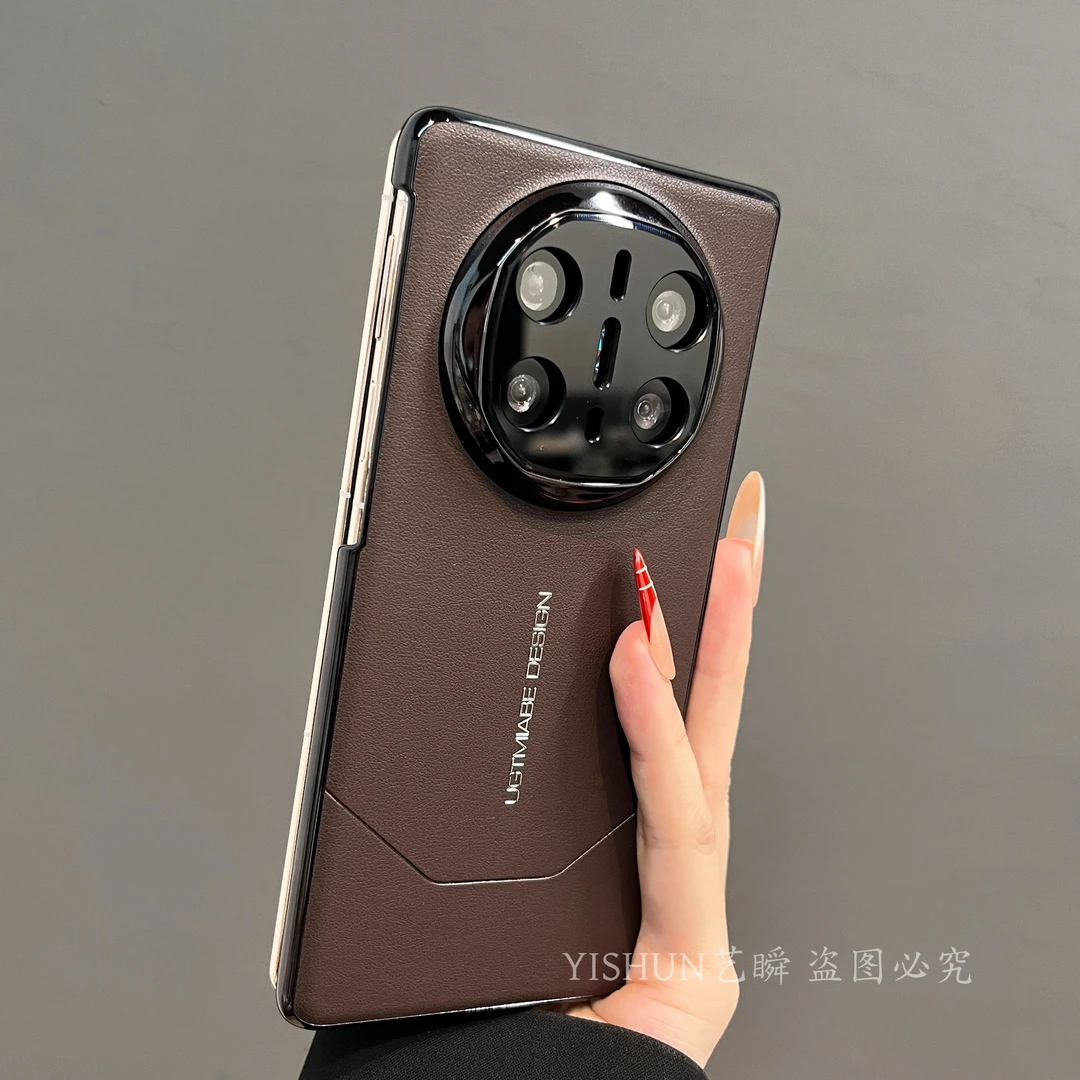 适用华为matex6折叠屏手机壳高档皮革新款mateX5防摔秒变保护套壳