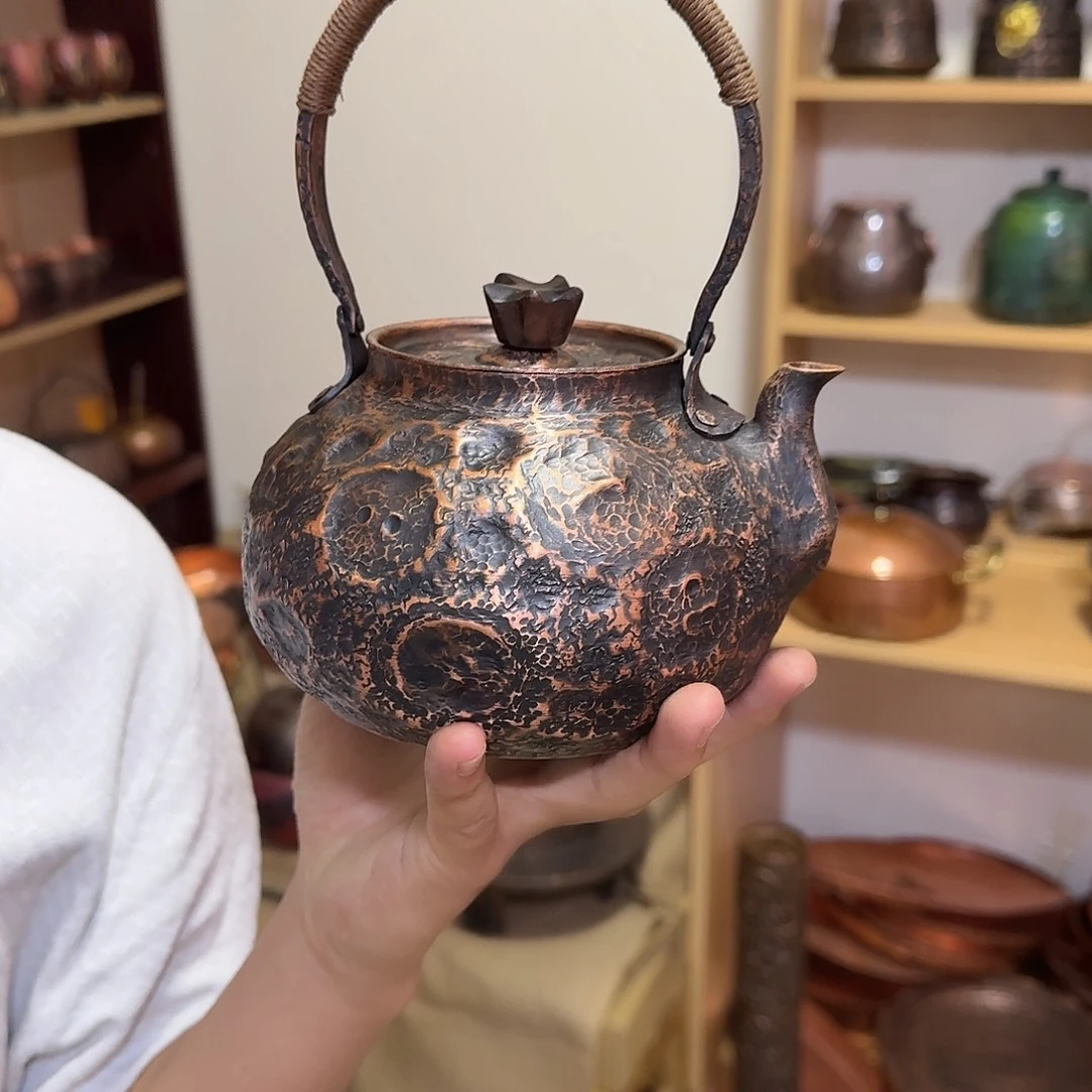 遇***.紫铜手工制作摆件一个
