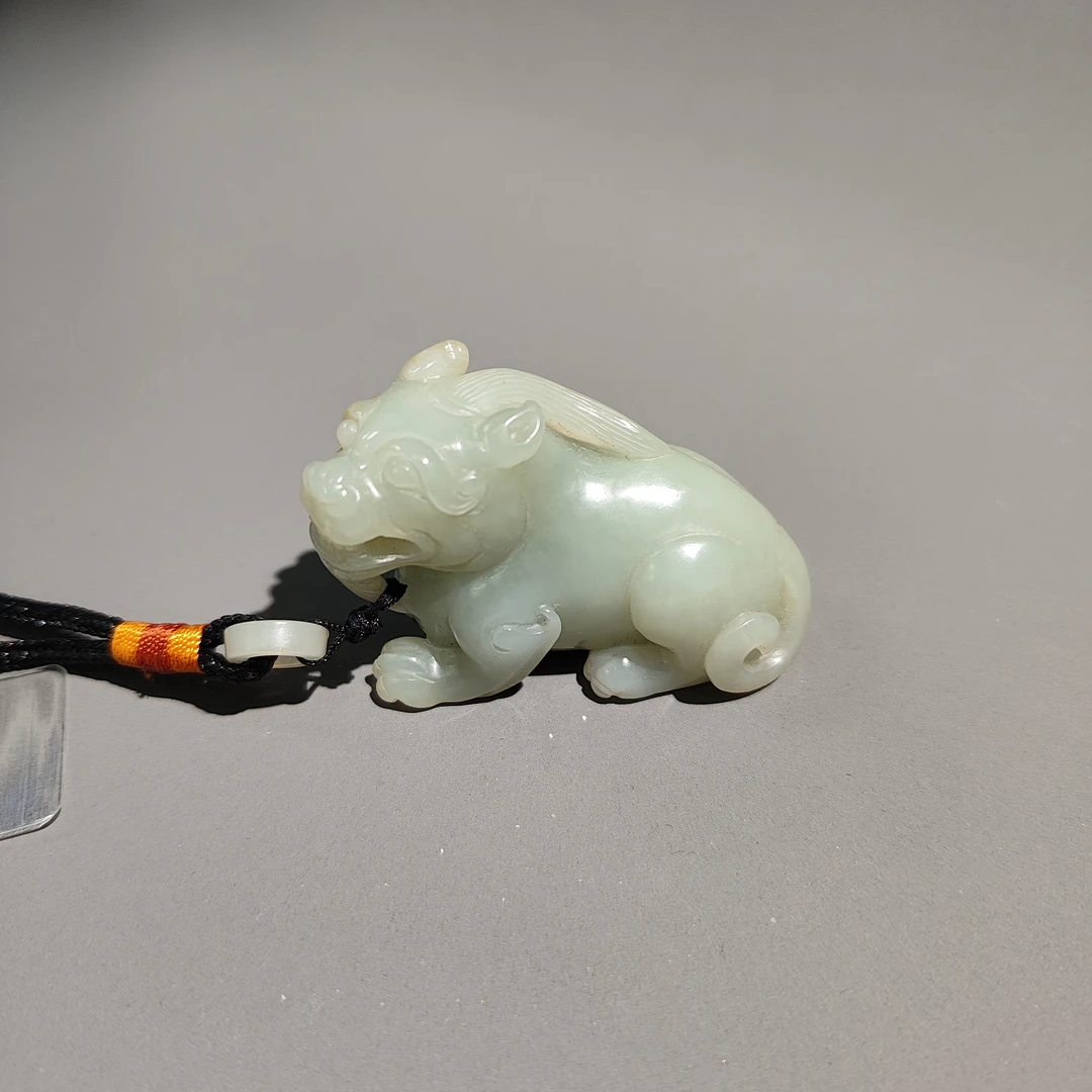 清代和田玉貔貅