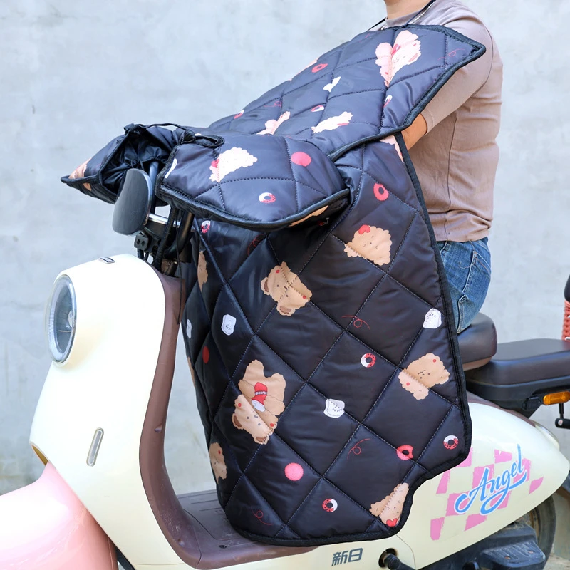 【新疆包邮】电动车挡风被冬季保暖加厚电瓶车防水挡风衣防风罩防寒