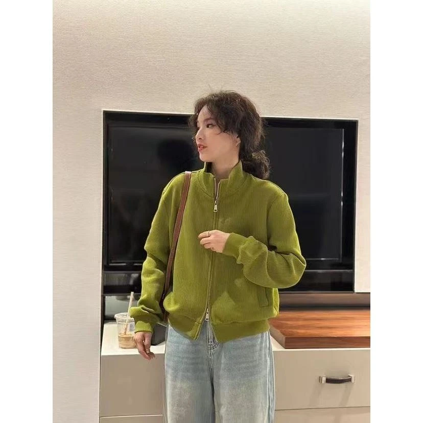 【公路开衫】韩式拉链针织开衫外套EBK7951