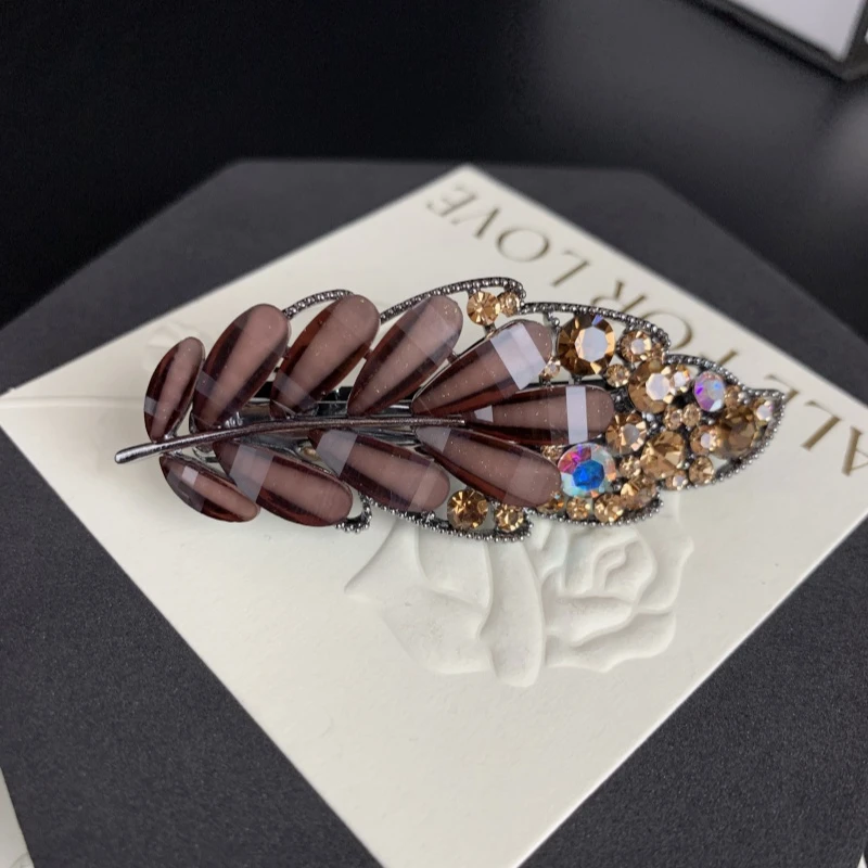 K506【金闪闪】7厘米定制满钻麦穗弹簧