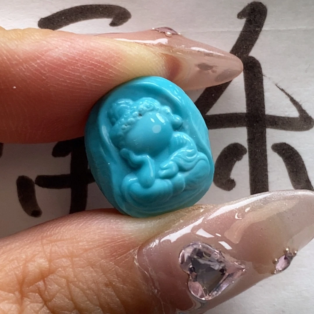 绿松石未镶嵌颈饰