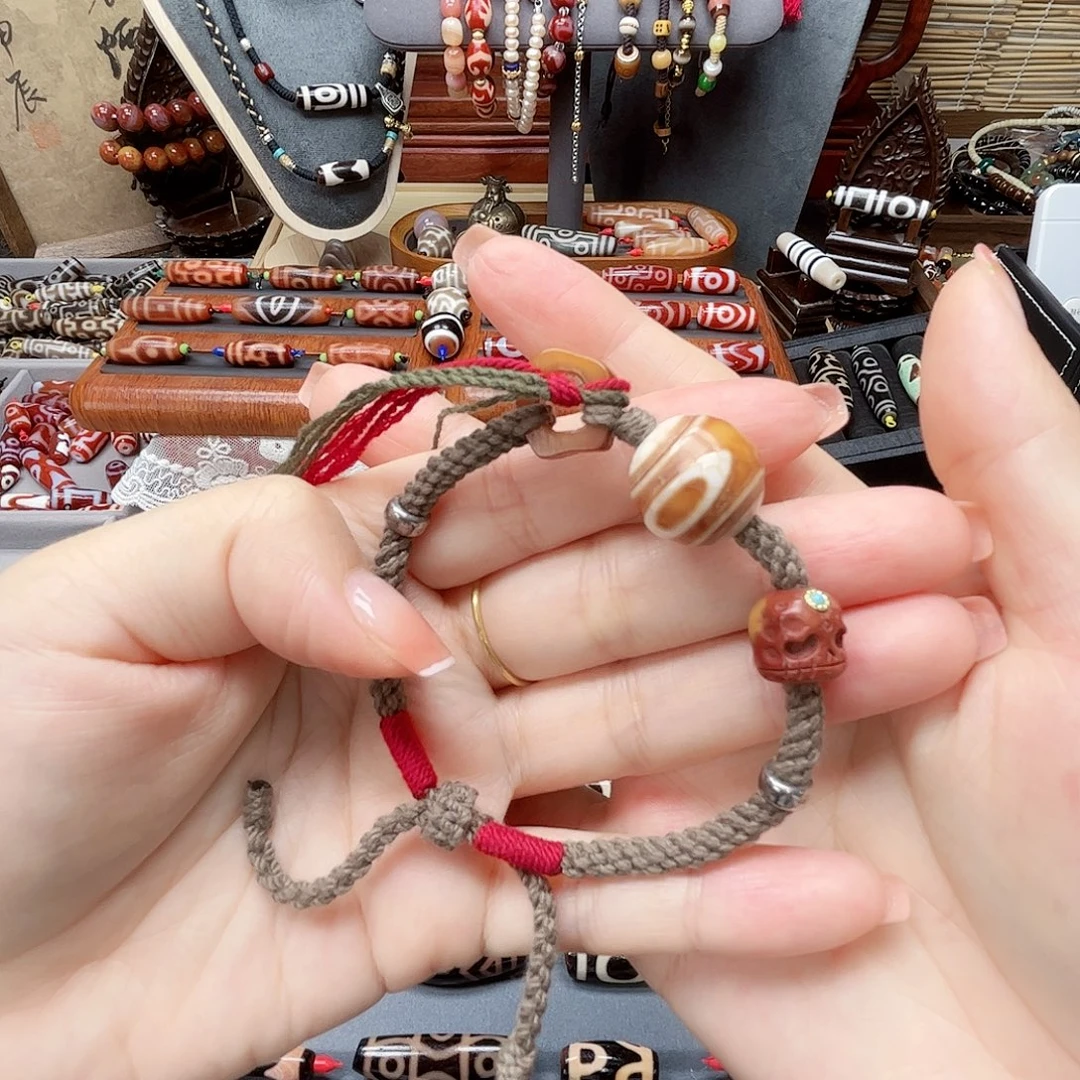 玛瑙/玉髓合金颈饰