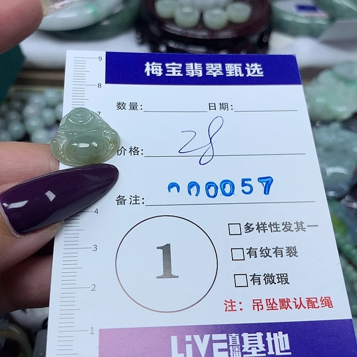 翡翠未镶嵌颈饰天然翡翠吊坠项链