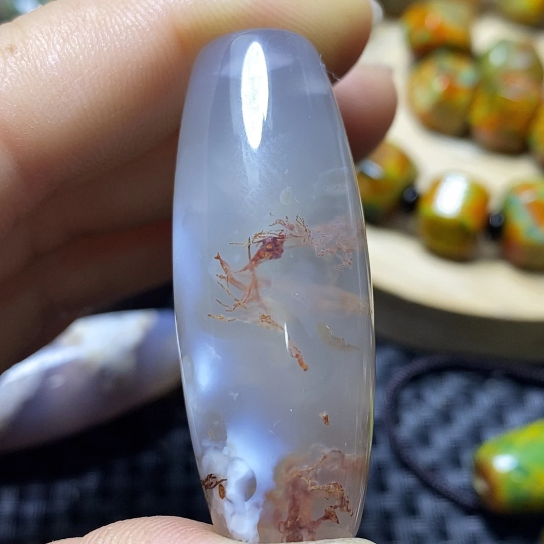 L***心玛瑙/玉髓未镶嵌颈饰