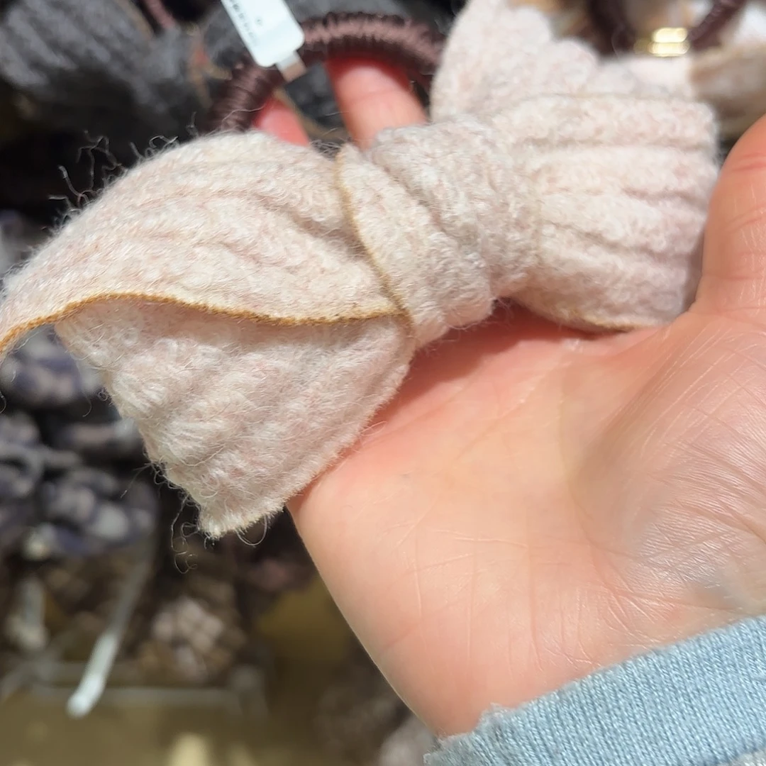 布艺铁合金蝴蝶结面膜绳